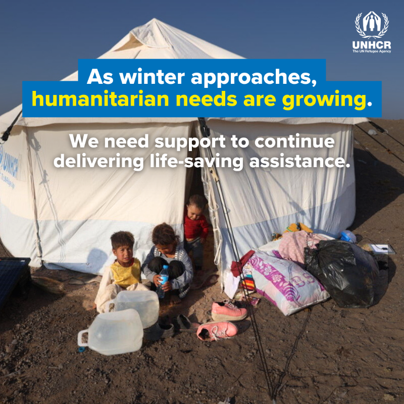 Refugees's tweet photo. Devastating earthquakes have struck Afghanistan, claiming lives and flattening entire villages. ➡️ Here’s what you need to know. ➡️