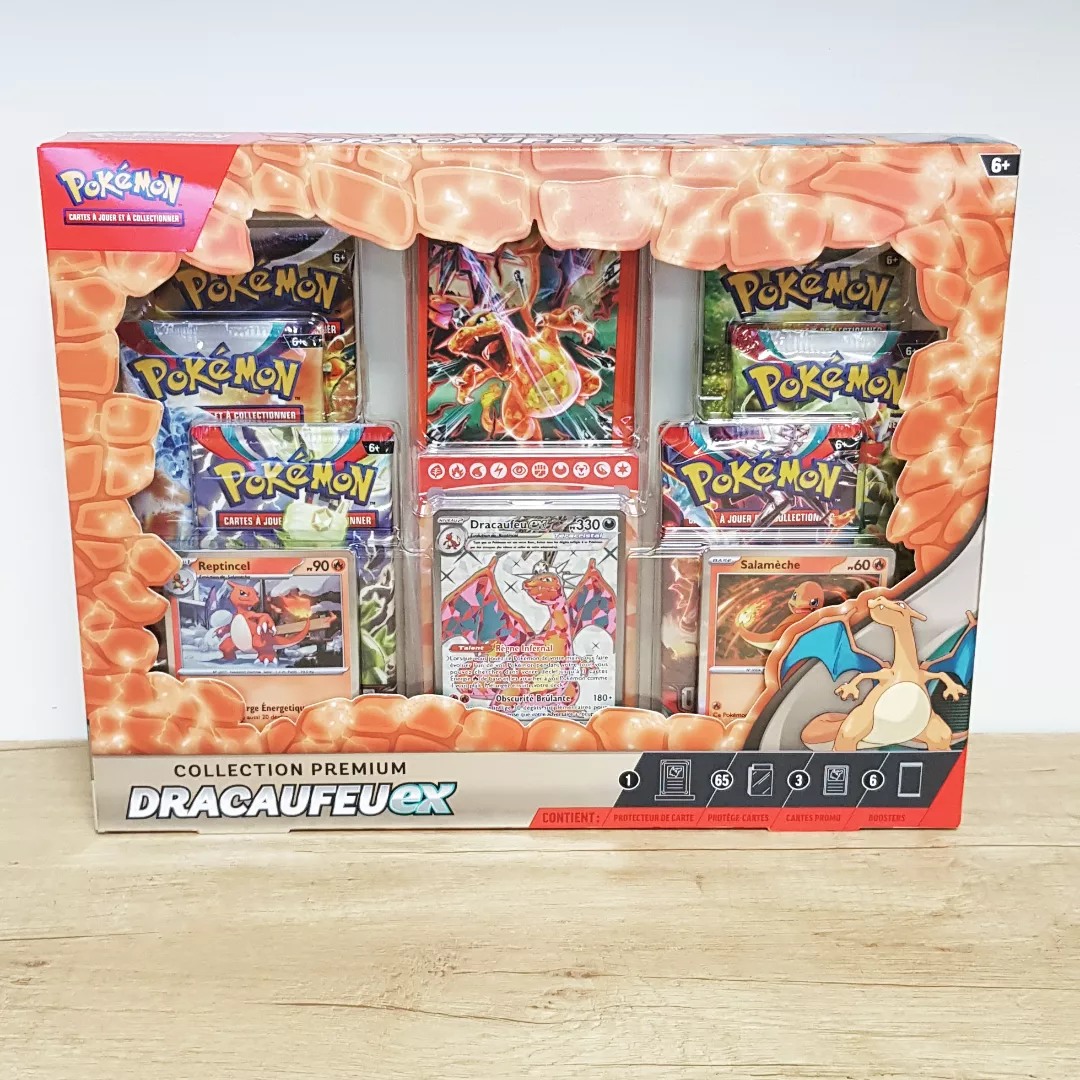 tradingcardsxxx's tweet photo. Le coffret Collection Premium Dracaufeu ex est en ligne sur le site.
A vous le pouvoir du terracristal.
https://t.co/BNHPLUQxhP
#charizard #pokemonfr #dracaufeu #cards #pokemonex #premium #collectionpremium #pokemon #pokemonjcc https://t.co/ZTTl5PErma