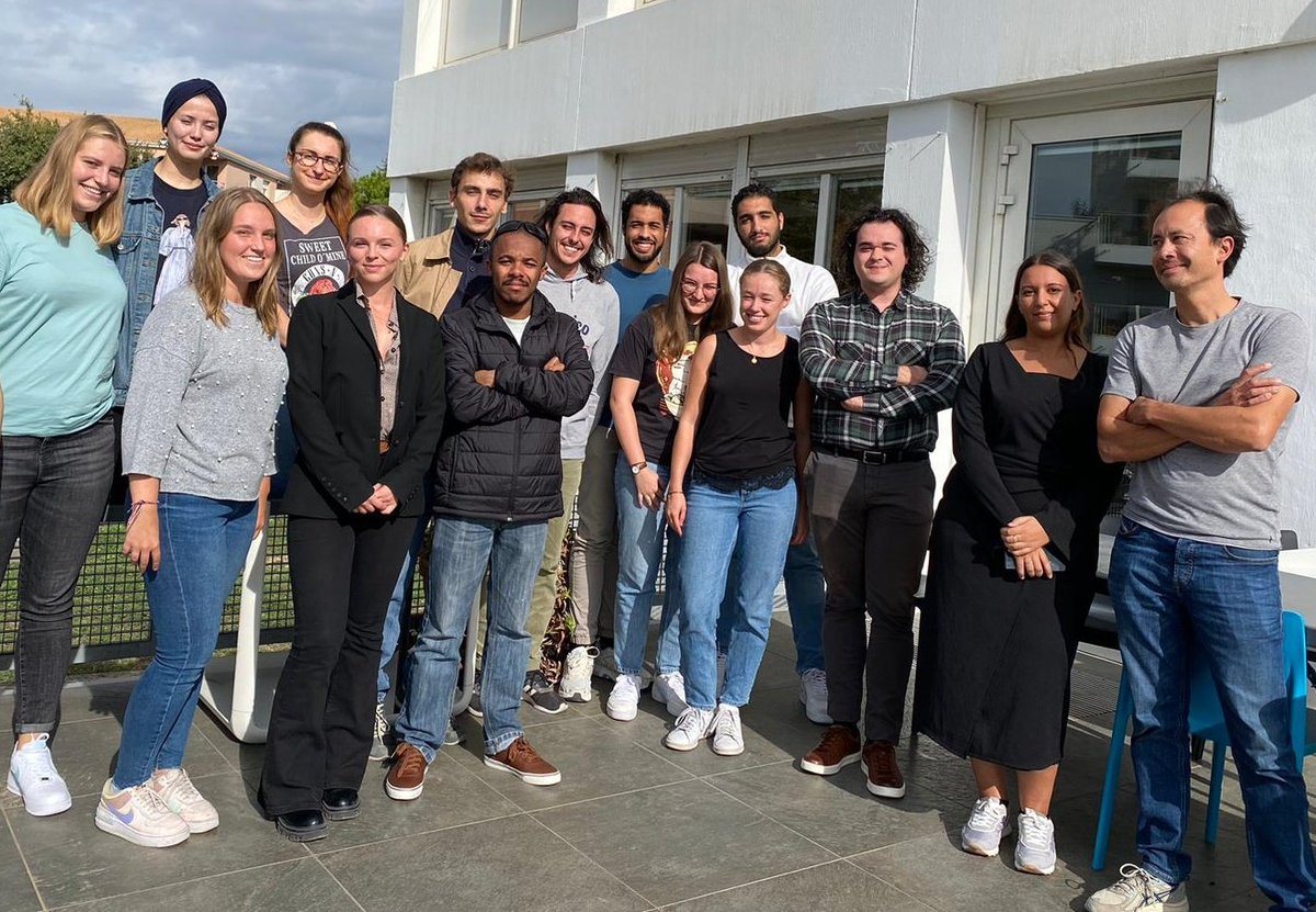 Today, first meeting of the Charpentier promotion with the godfather of the congress, Tâm Mignot at @lcb_officiel ! We thank him for his advices and keep an ear out, more details will be available soon !