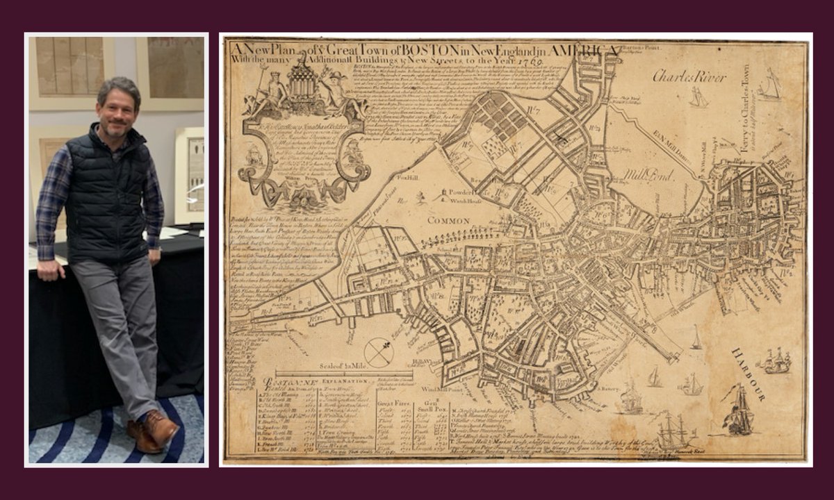Mike Buehler of <a href="/bostonraremaps/">Boston Rare Maps</a> (booth 514) presents "From Riot to Revolt: Revolutionary Boston in Maps and Prints" on Sat, 10/28, 3pm, Hynes Conv Ctr

Free + open to the public #BostonBookFair  

#bostonmaps #bostonevents #bostonrevolution #bostonhistory #mapsofboston