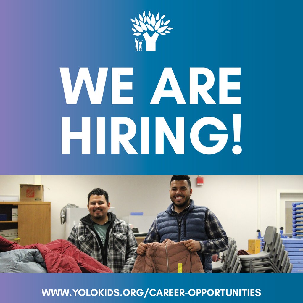 Team YCCA is #hiring! 

Our agency-wide team has some of the most thoughtful and kind people in the entire region! (We may be biased, but it's true!)

View open positions at yolokids.isolvedhire.com/jobs/ 

#newyounewjob #ycca4thekids #socialservices #familysupport #yolocounty