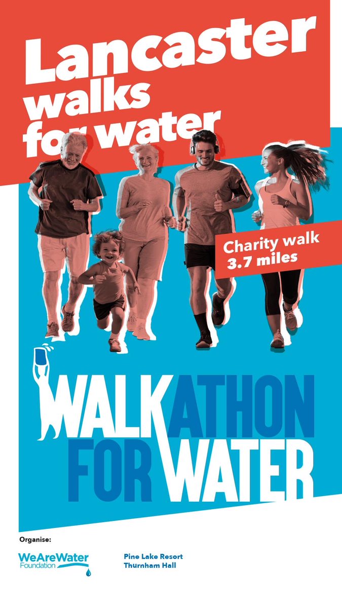 Join Walkathon for water and meet our teams and other members #walkathon #Lancaster