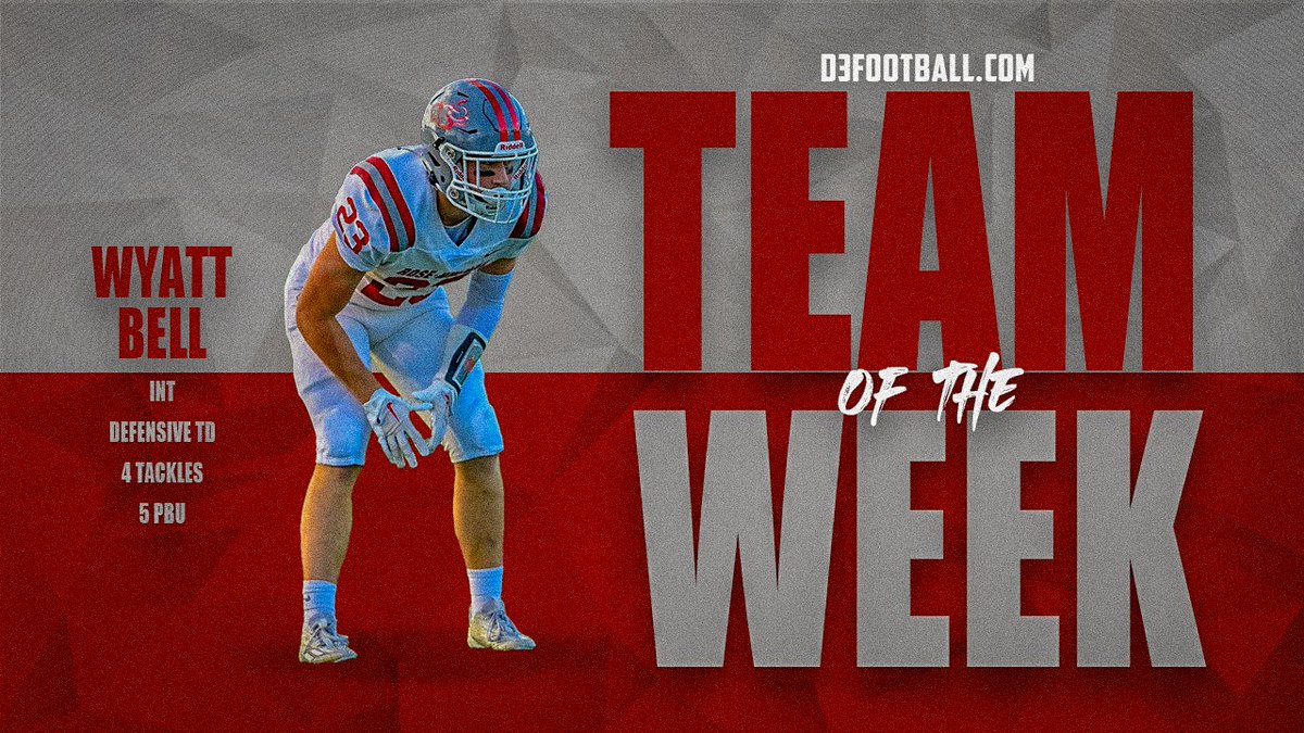 𝐍𝐀𝐓𝐈𝐎𝐍𝐀𝐋 𝐓𝐄𝐀𝐌 𝐎𝐅 𝐓𝐇𝐄 𝐖𝐄𝐄𝐊. 

Congrats to Kyle Rehberg and Wyatt Bell on being recognized for their performance in our victory last Saturday! 

#WeWork