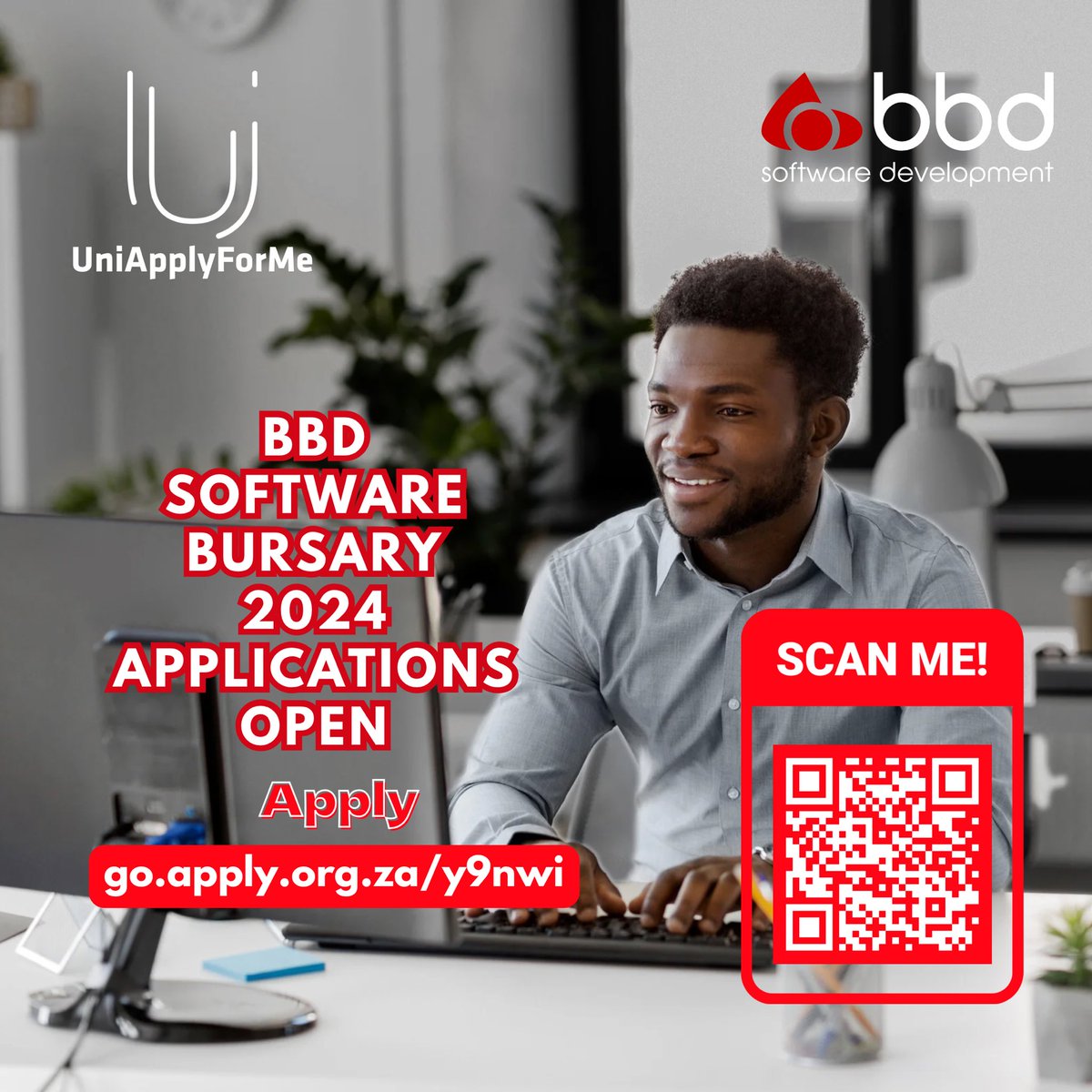 UniApplyForMe's tweet image. Apply for the @bbdsoftware 2024 Bursary and Beyond programme.
Link: go.apply.org.za/y9nwi.

#UniApplyForMe #BBDSoftware #Bursary