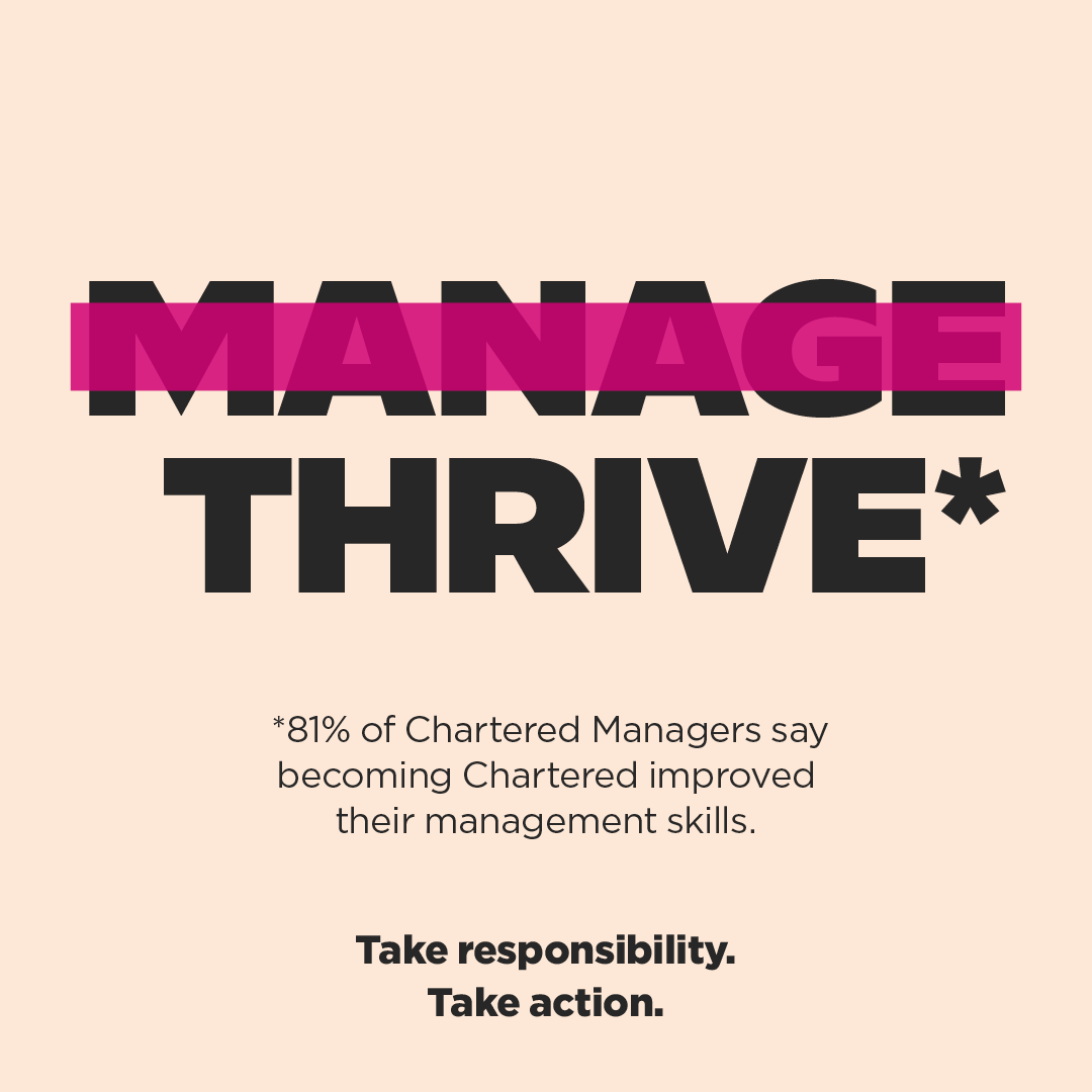cmi_managers's tweet photo. Trained managers thrive 💪 81% of Chartered Managers say that becoming Chartered improved their management skills.

Let’s change management for good: https://t.co/1rCdRkhwcg 

#CMIAction https://t.co/TcvtPbslDQ