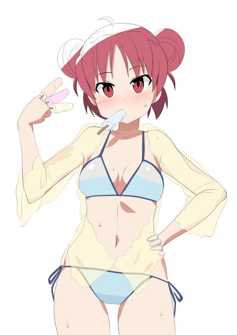 水着佐倉ンちゃんです(深夜のテンション) 