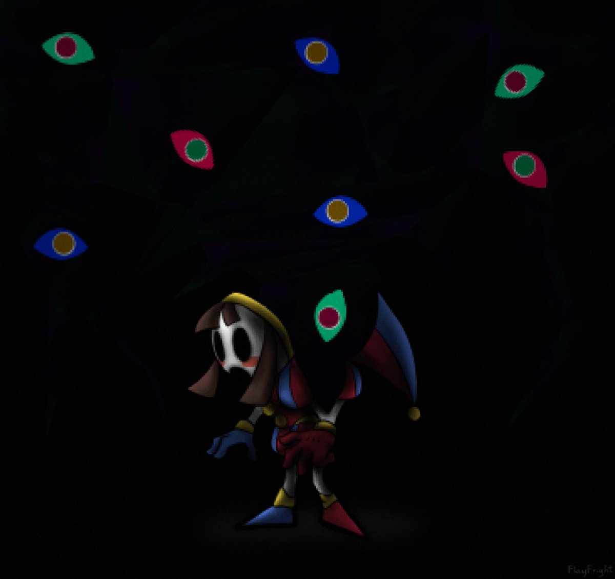 flayfright's tweet photo. You've reached your breaking point

#TheAmazingDigitalCircus ⁠#art #lowpoly https://t.co/nP2h19VRbR