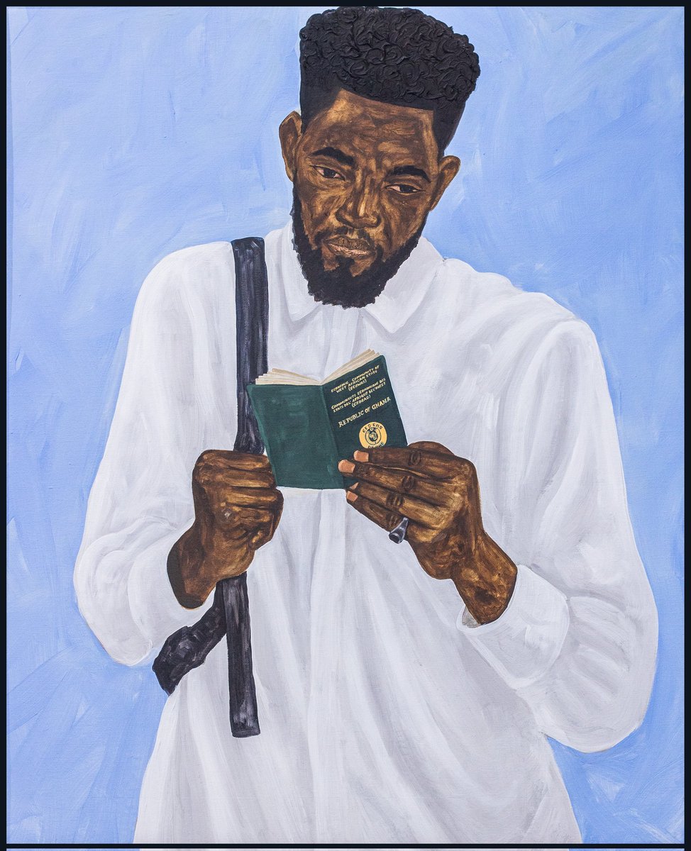 worldfaze1's tweet photo. Passport
Acrylic on Canvas 105cm X 85cm 2023
'Things for Change' by @jephykob4
Exhibition is still open till December 20th at WorldFaze.
#worldfaze #artexhibitionghana #artistresidency https://t.co/gdfTprZXNm