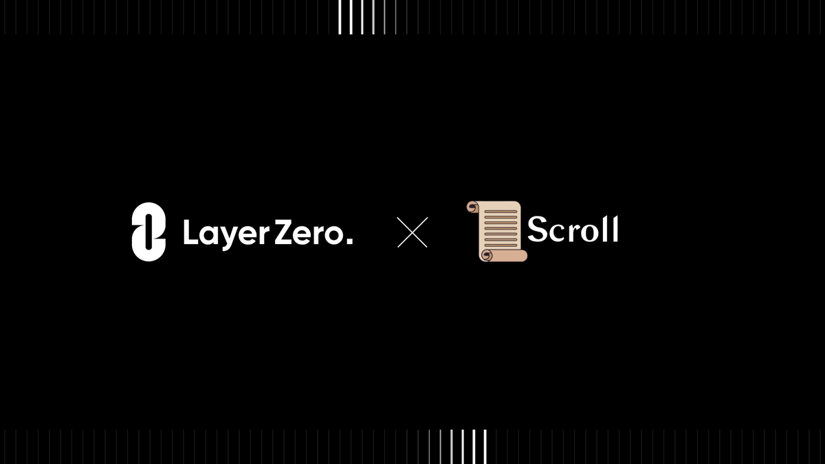 LayerZero_Core's tweet photo. LayerZero is live on @Scroll_ZKP mainnet! https://t.co/mrcRAt164o