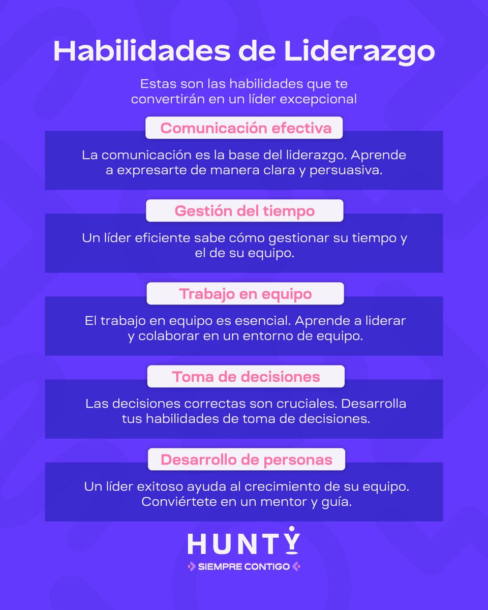 HuntyJobs's tweet photo. ¿Quieres ser un líder excepcional? ¡Estás en el lugar correcto!
¿Listo para comenzar tu viaje hacia el éxito? Únete a nosotros en https://t.co/uVDz7ob2xl y comienza a desarrollar tu potencial de liderazgo. 🚀👥
#Liderazgo #HabilidadesDeLiderazgo #Hunty https://t.co/Lhiuix00mA