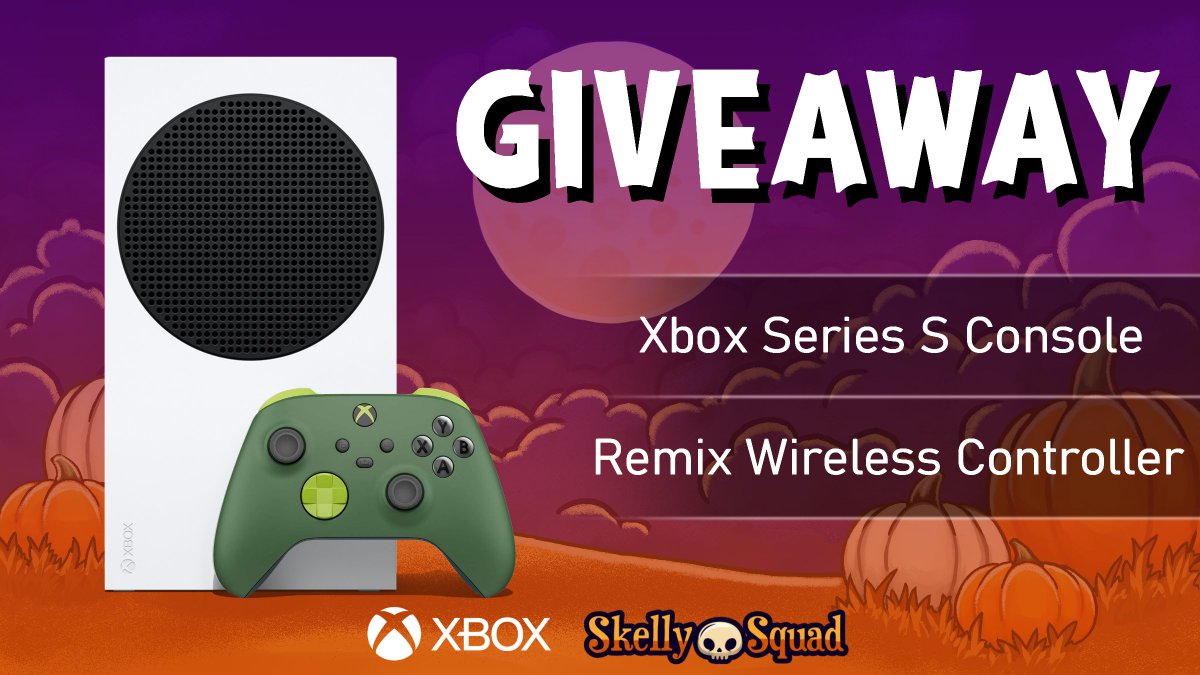 Thanks to the wonderful team at <a href="/xboxuk/">Xbox UK</a>, we're giving away two incredible items as part of the Skelly Squad fundraiser for <a href="/GamersOutreach/">Gamers Outreach</a>! ✨
 
For your chance to WIN:
💚 Xbox Series S
💚 Remix Wireless Controller
 
Entries and full T&amp;Cs: gleam.io/gIryn/xbox-ser…