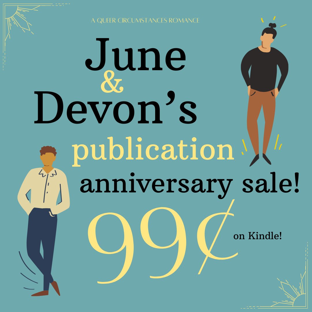 I can't believe it, but tomorrow marks a year since my debut novel released!!! To celebrate, June &amp; Devon Come to Life is on sale for 99 cents on Kindle!! Thank you everyone who's made this year a dream come true.
shorturl.at/coHNO
