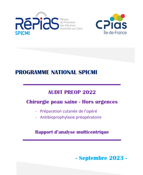 Prev_Infection's tweet photo. 📖 #SPICMI vous annonce la parution du rapport national 2022 de l’audit #PREOP (Préparation cutanée de l’opéré et antibioprophylaxie).
🔍 https://t.co/yAQQ6xoeqr https://t.co/mmYJgH7Nb2