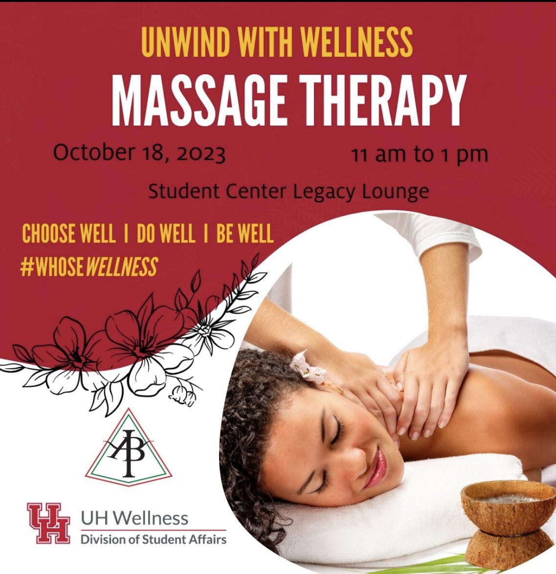 We have another event coming up tomorrow! Come relax after midterms to prepare you to finish this semester off strong!! ❤️🙏🏾