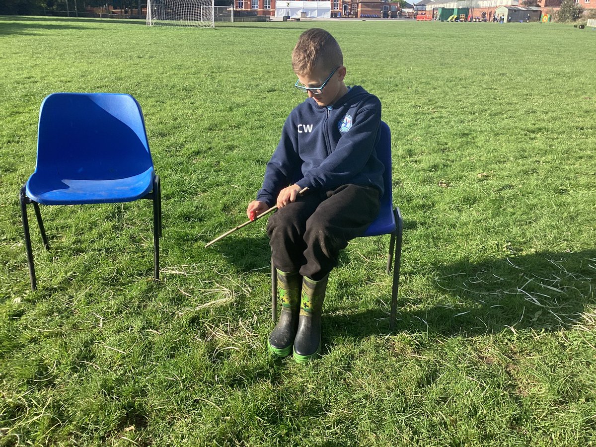 In Forest School, Year 5 have whittled their own magic wands and cast many spells this afternoon. 🪄