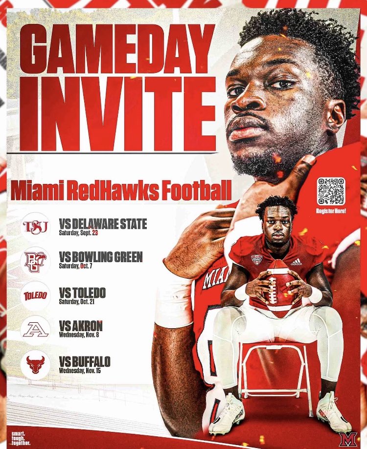Thank you @RedHawksRecruit for the Gameday invite. Can’t wait to be on campus and see the program in person. <a href="/MiamiOHFootball/">Miami Football</a> <a href="/BHSNFootball/">Bloomington North Football</a> <a href="/ScottBless/">Scott Bless</a> <a href="/yale1984/">Jesse Steinfeldt</a>