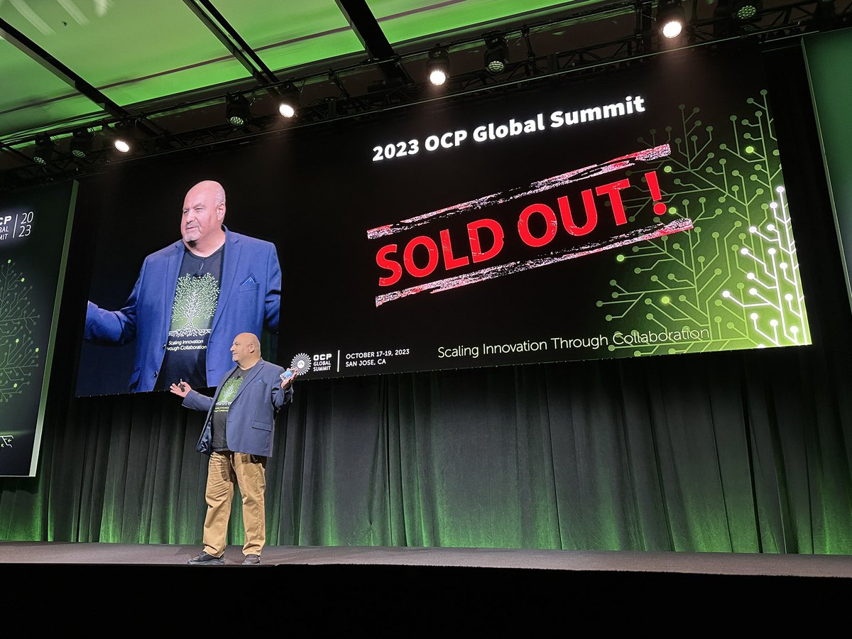 #OCPSummit23 is underway this week in San Jose and is sold out with 4,300 registrants