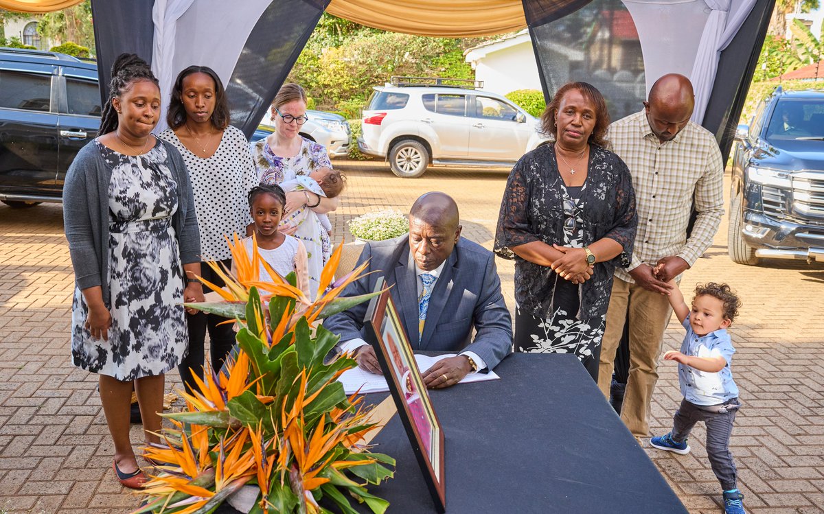 rigathi's tweet photo. Losing a loved one is devastating. 

This evening, together with my Spouse Pastor Dorcas Rigathi , we condoled with the family of Francis Kigo Macharia, at Karen Brooks Estate, Nairobi. 

Mr Kigo was a family man and an astute businessman, who will be greatly missed by his family, friends, colleagues, and all who cherished him.

May his soul rest in eternal peace.