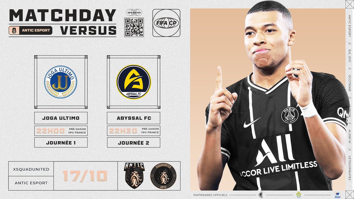 ⚽️ 𝗠𝗔𝗧𝗖𝗛𝗗𝗔𝗬 ! Après 2 mois sans compétition, nos Pirates rechaussent les crampons avec le 𝗧𝗼𝘂𝗿𝗻𝗼𝗶 𝗱𝗲 𝗣𝗿𝗲́-𝗦𝗮𝗶𝘀𝗼𝗻 <a href="/VPGFrance_/">VPG France</a> 🇫🇷 ! 👊

▶️ twitch.tv/bono_1x

#FIFA23 #ProClubs || #LetsGoPirates 🏴‍☠️