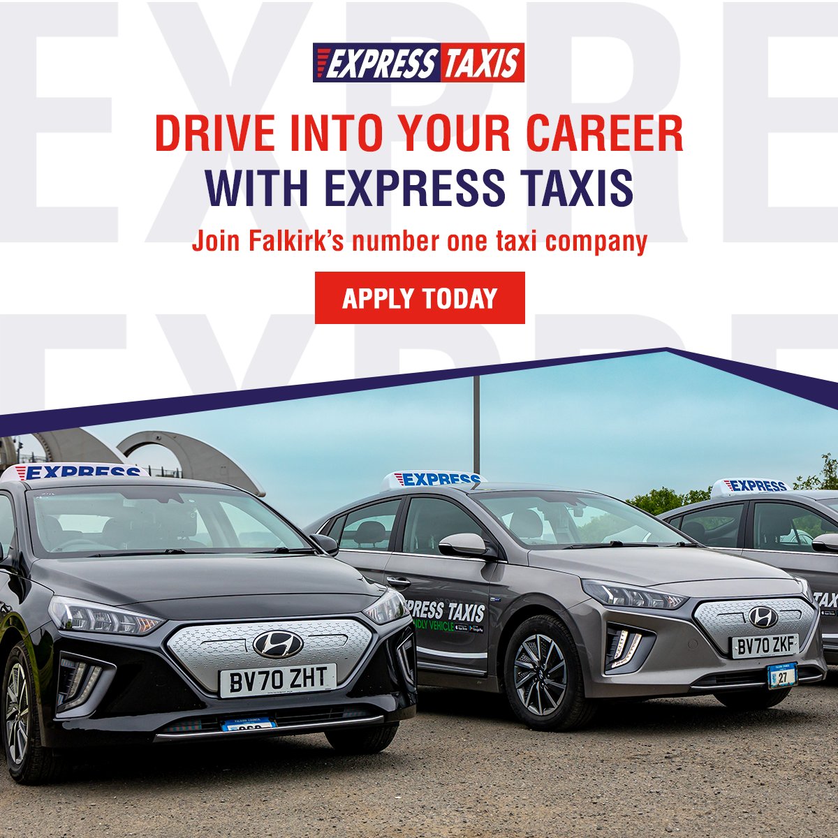 ExpressFalkirk's tweet image. Go places and provide the best service for you fellow locals in Falkirk!
Apply today. ⤵️
expresstaxis.co.uk/recruitment/
📩 If you have any questions regarding our driver vacancies, please email us at andrew@expresstaxis.co.uk
#ExpressTaxisFalkirk #GetAroundFalkirk