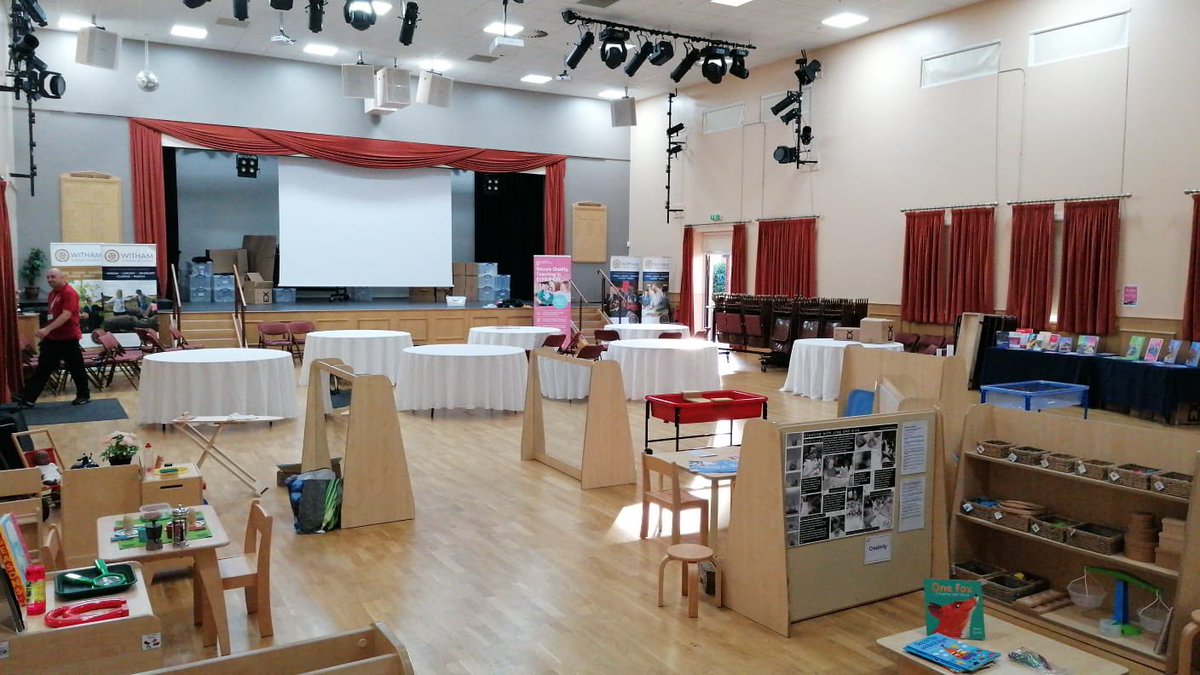 ClareKingEEx's tweet photo. We are all set for our @EarlyExcellence roadshow tomorrow at @PrioryWitham. Join @sarahcareyeex and myself to  reflect upon and review the EYFS &amp; explore the value of a well planned, high quality learning environment. #EEXroadshow https://t.co/7urkcl2uUc