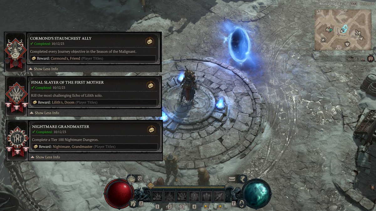 Came back to finish up the <a href="/Diablo/">Diablo</a> season, just in time