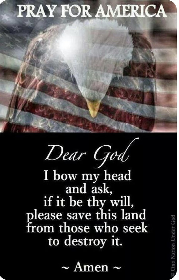 suzost's tweet photo. Good Morning Patriots, Pray for America, Pray for President Trump, We’re facing the worst threat of our Lifetimes. Democrats Communism, Open Borders, attacks against our freedom and attacks against their Political opponents freedom. 🙏🙏🇺🇸🇺🇸❤️ https://t.co/LEAHcuQAWn