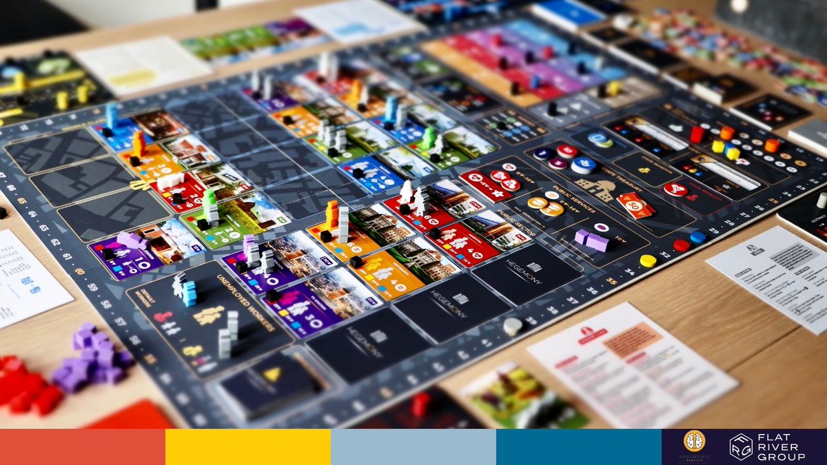 flatrivergames's tweet image. After the buzz at #SPIEL23, we are even more excited to release Hegemony from @HegemonicP this Friday!

Bring your class to victory in this asymmetric strategy game that mirrors real political-economics!

Get your copy at your local game store or online 👇
amazon.com/dp/B0CJGSDJD1