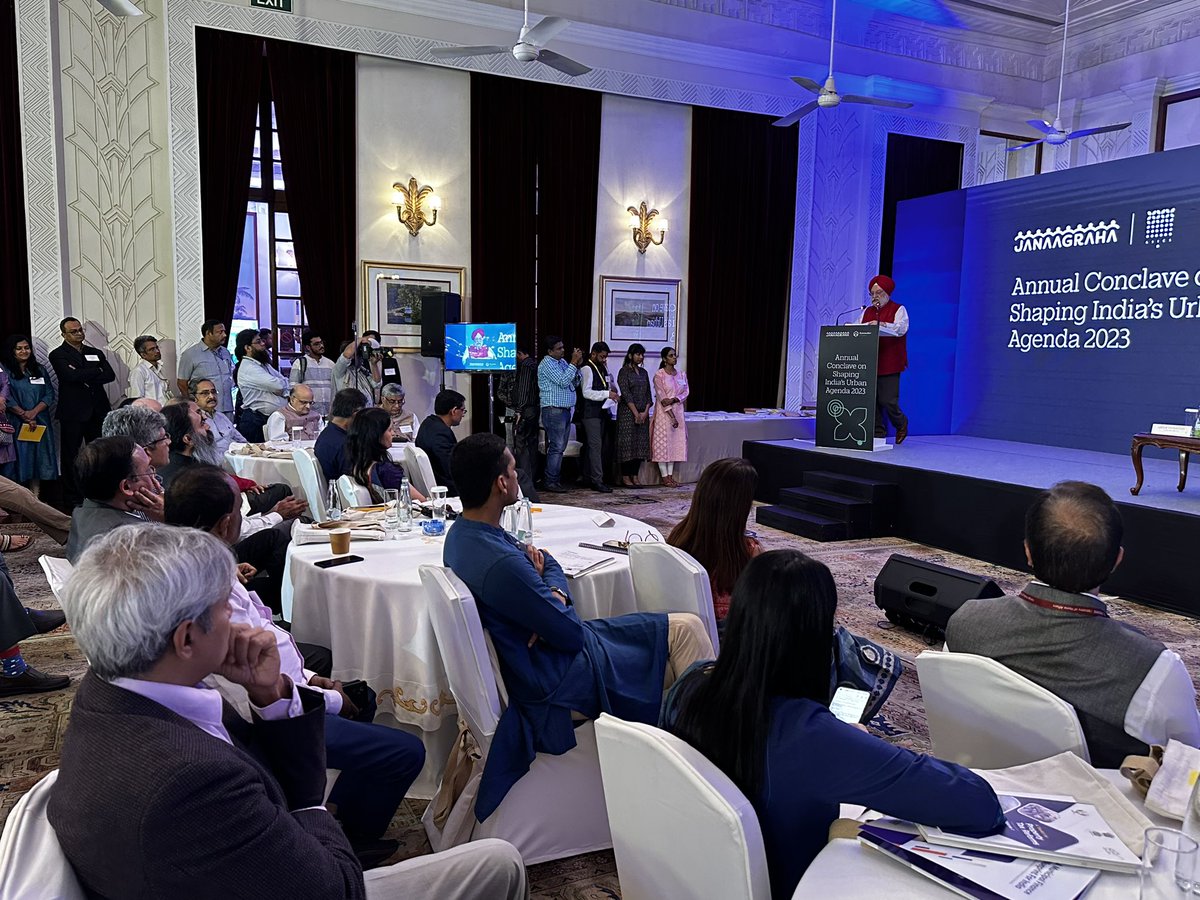 HardeepSPuri's tweet photo. The meticulous &amp; praise-worthy #ASICS2023 Report includes the study of 82 municipal legislations, 44 town &amp; country planning acts, 176 allied acts, rules &amp; notifications, 32 other policy/scheme documents, &amp; 27 additional datasets pertaining to urban development in India. https://t.co/67tXJK4DWq