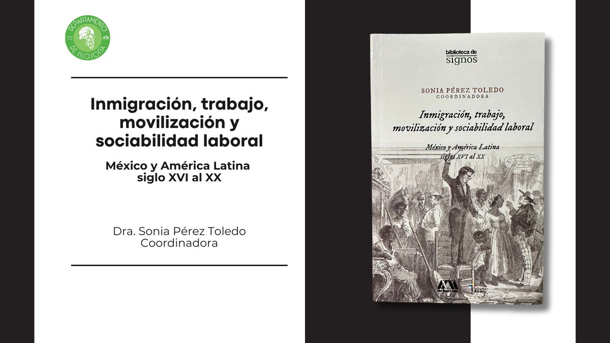 DeptoFilosofia's tweet image. La Dra. Sonia Pérez Toledo, coordinadora de este libro, nos brinda una sinopsis que resalta la trascendencia de esta obra y su valiosa contribución al campo de la investigación histórica y social.   #InvestigaciónHistórica #LibrosUAM
🧐youtu.be/b6KqpzaKncA?si…

#LibrosUAM #UAMI