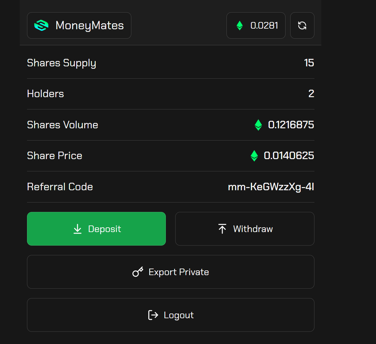 coinkritik's tweet photo. Yeni #Zksync cüzdanımız ho :) MoneyMates'e giriş yaptım. MoneyMates #Zksync ağında bir #SocialFi girer girmez cüzdanı export ettim ve mainnetten bridge yaptım bu cüzdanı da kasacağım. #moneymates invite code 👇
mm-KeGWzzXg-4I https://t.co/qKiVn21IWh