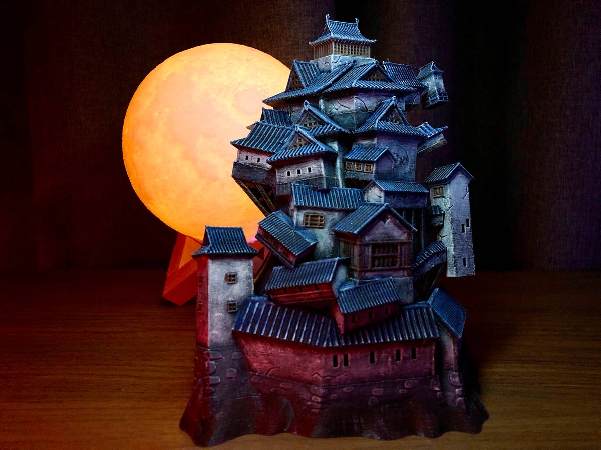 Japanese Demon Castle "Hyakki"
New Premium model, available here:
- <a href="/printablescom/">Printables.com</a> Club
- #patreon
- <a href="/Cults3D/">Cults.</a> store
- <a href="/MyMiniFactory/">MyMiniFactory</a>  store
.
.
.
#3dprinting #3dprint #prusamk4