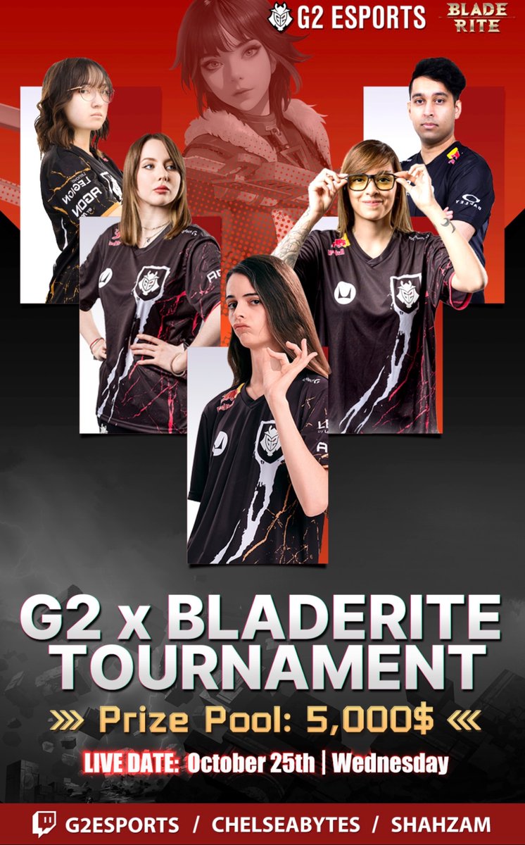 🎮 ⚔️Are you rdy for an intense battle against the world-class #esports champs? Bladerite X G2 Tournament is just around the corner! Join #Bladerite and gain free @G2esports  Hero: theseeds.io #gaming #game #gamer #gamedev #G2 #TOURNAMENT #community