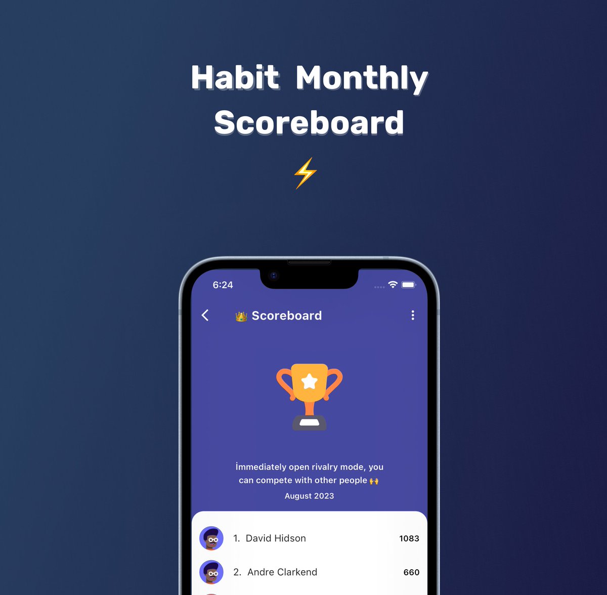 aoguz1's tweet photo. 🏁 Coery App introduces a monthly scoreboard where you can race against fellow users for a boost of motivation! 🚀📊

📈 Track your progress, compete for the top spot, and celebrate your achievements. 

#buildinpublic #habit https://t.co/XraT4w7QS2