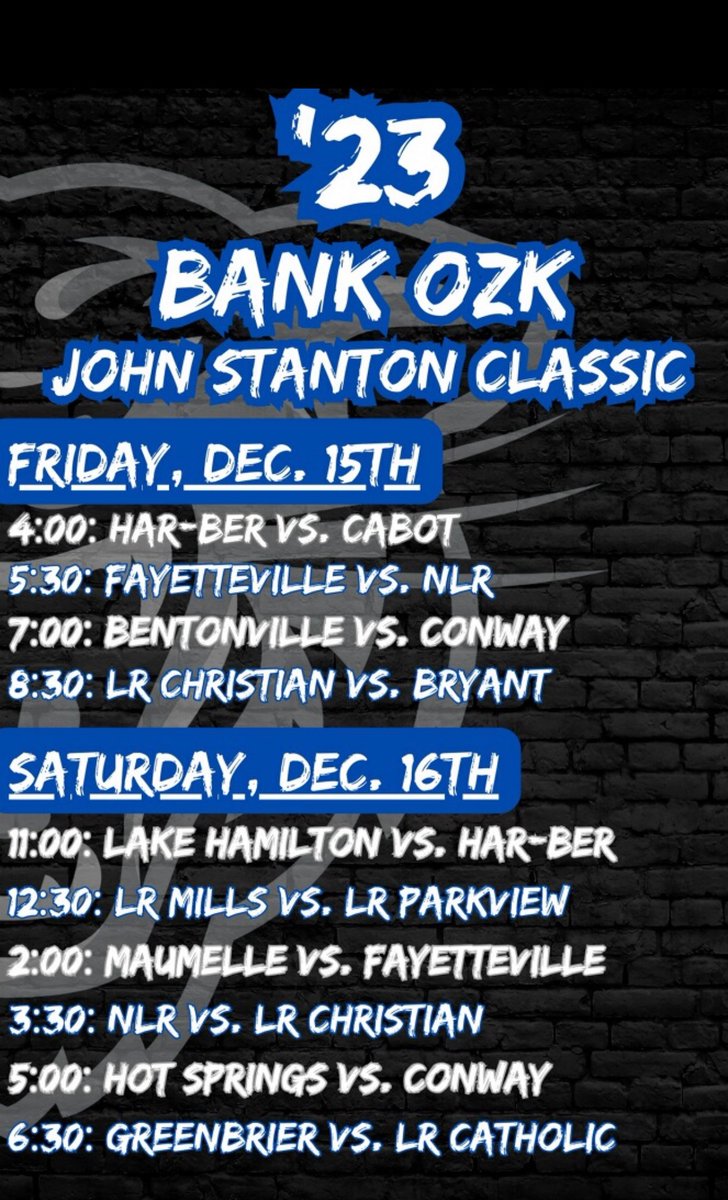 Another one of the best run classics around!! There's some heat in this event, too! Man...
<a href="/marcusadams03/">Marcus Adams</a>