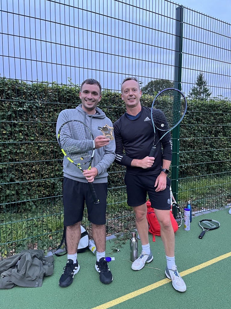 infonetica's tweet photo. Infonetica's tennis tournament provided a stellar display of skills and tons of laughter from London teams. 🎾

Ryan Harpur's squad clinched a solid win, and he won the singles match on a championship tiebreak. 🏆

Kudos to Ryan and the team! 👏

Big thanks to all! 🙌 https://t.co/cFU0hY0qPA