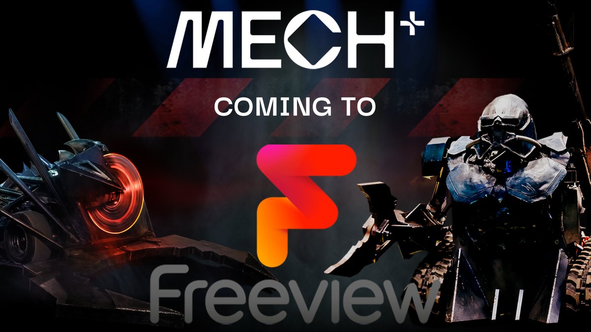 Mech_Plus's tweet image. Our silence hasn't been for nothing

We've been working hard behind the scenes and can finally announce...
Mech+ is coming to @FreeviewTV 🤖

Stay tuned for our Channel Number
📺
#MechPlus #RobotWars #Freeview