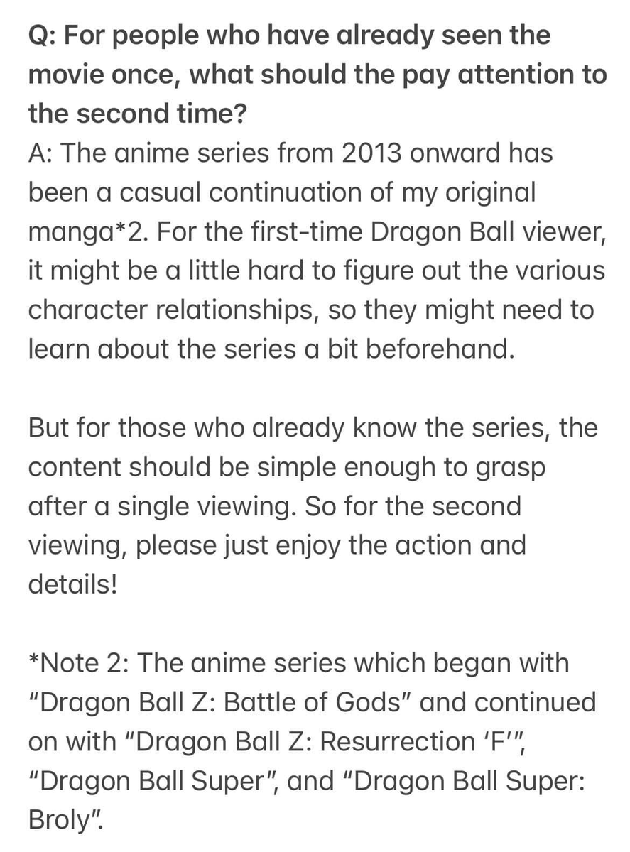 VittoGoodspeed's tweet photo. Asi mismo, el autor para tanto Broly como Super Hero se refiere al anime como la version que sigue. 

https://t.co/ldAKBaWvRB https://t.co/1piBkDGVFp