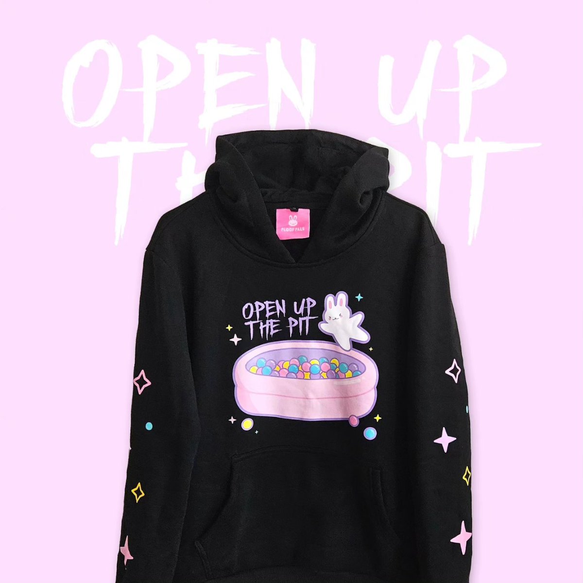 ploofpals's tweet photo. black open up the pit hoodies will drop this friday at noon ET 🌷 they will be available in sizes XS to 5XL! https://t.co/HJYCgnk39s