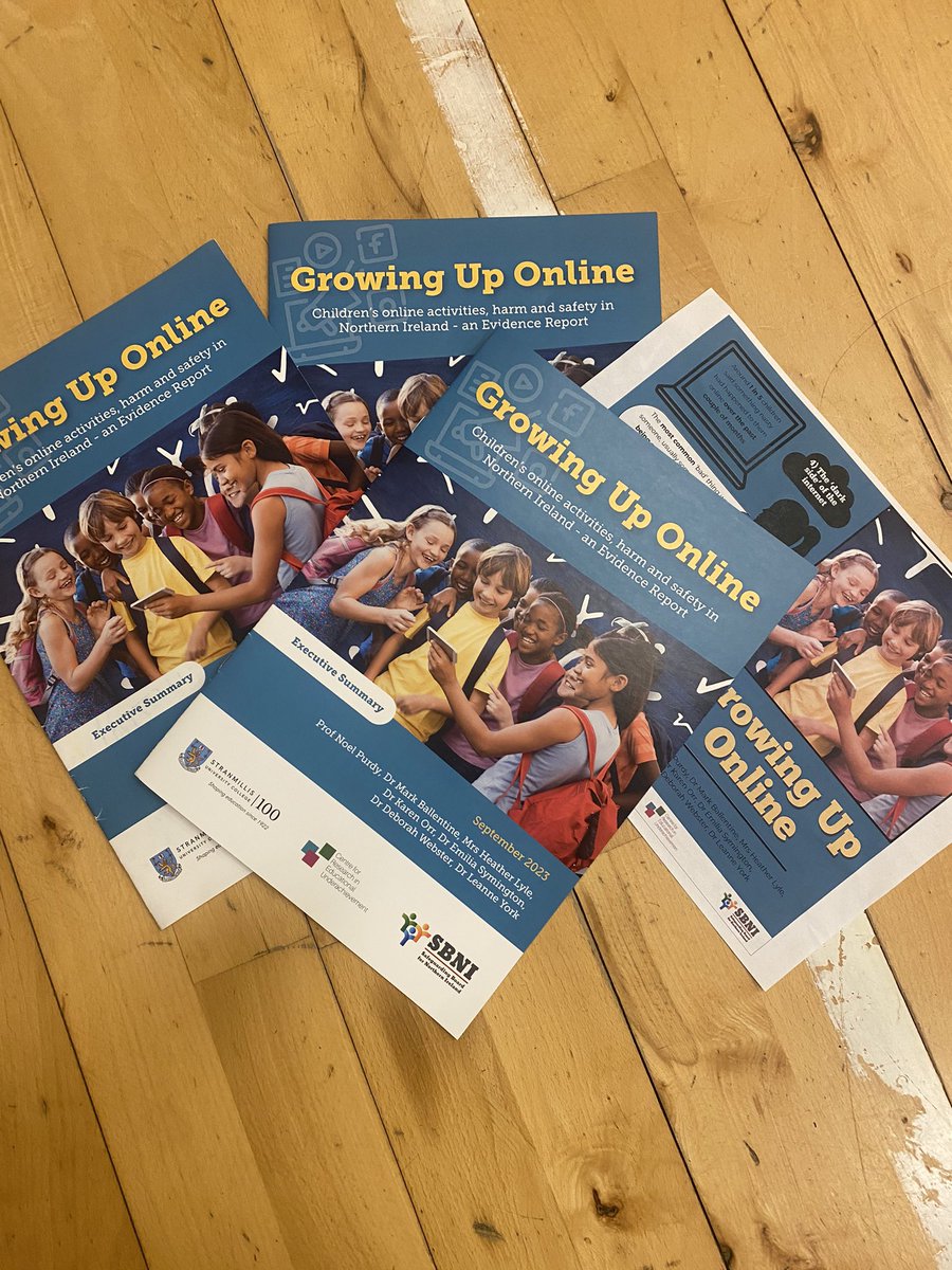 @StranCreu had the pleasure of working with a group of young people from @StrangfordIC today. The young people advised us on how we can best disseminate our findings from our ‘Growing up Online’ report to children and young people. Brilliant advice provided, thanks to all!