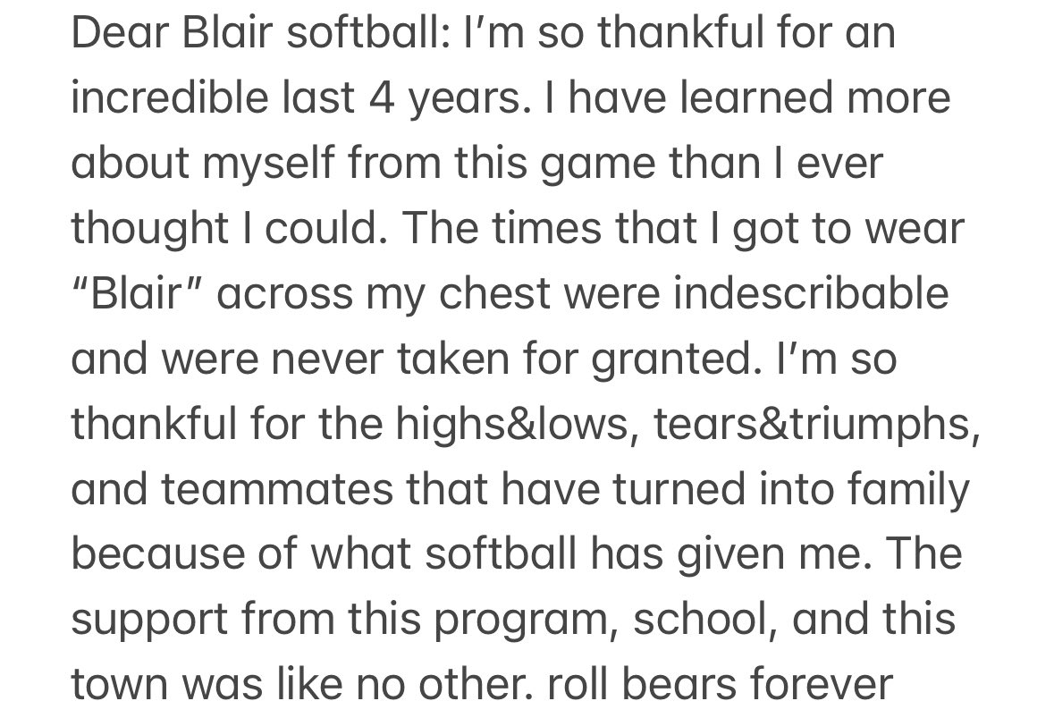 clairemann__'s tweet photo. So thankful for @BlairBearSB1 
#23out https://t.co/vtZk5fXI14