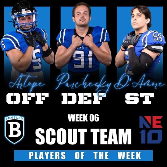 Congrats to our Week 6 Scout Players of the Week!

#FLIGHT