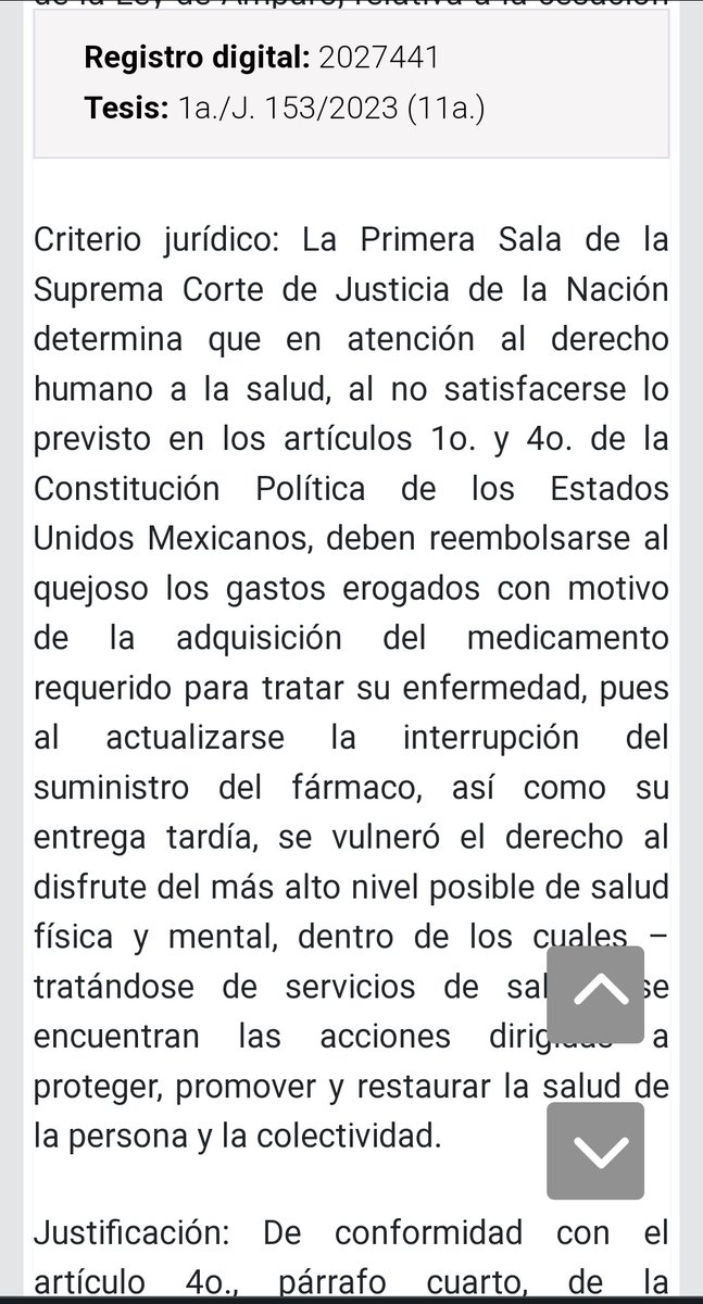 Amitheys, les traigo una excelente noticia para todas las personas que vivimos con VIH en este país y que tengan <a href="/Tu_IMSS/">IMSS </a>. La primera sala resuelve que esté Instituto debe reembolsar el costo total del medicamento comprado por el usuario ante un DESABASTO. ¿Algún abogado que nos