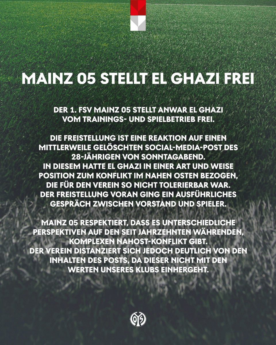 +++ Mainz 05 stellt Anwar El Ghazi frei +++