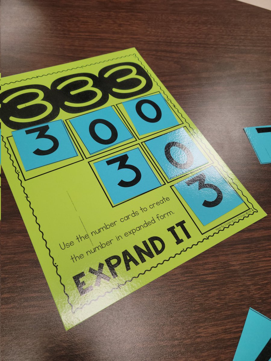 AveryBarnes18's tweet photo. We are having fun today in math working on expanded form! @NISDMurnin @MrsMorris_Math https://t.co/ivFuOVSbtI