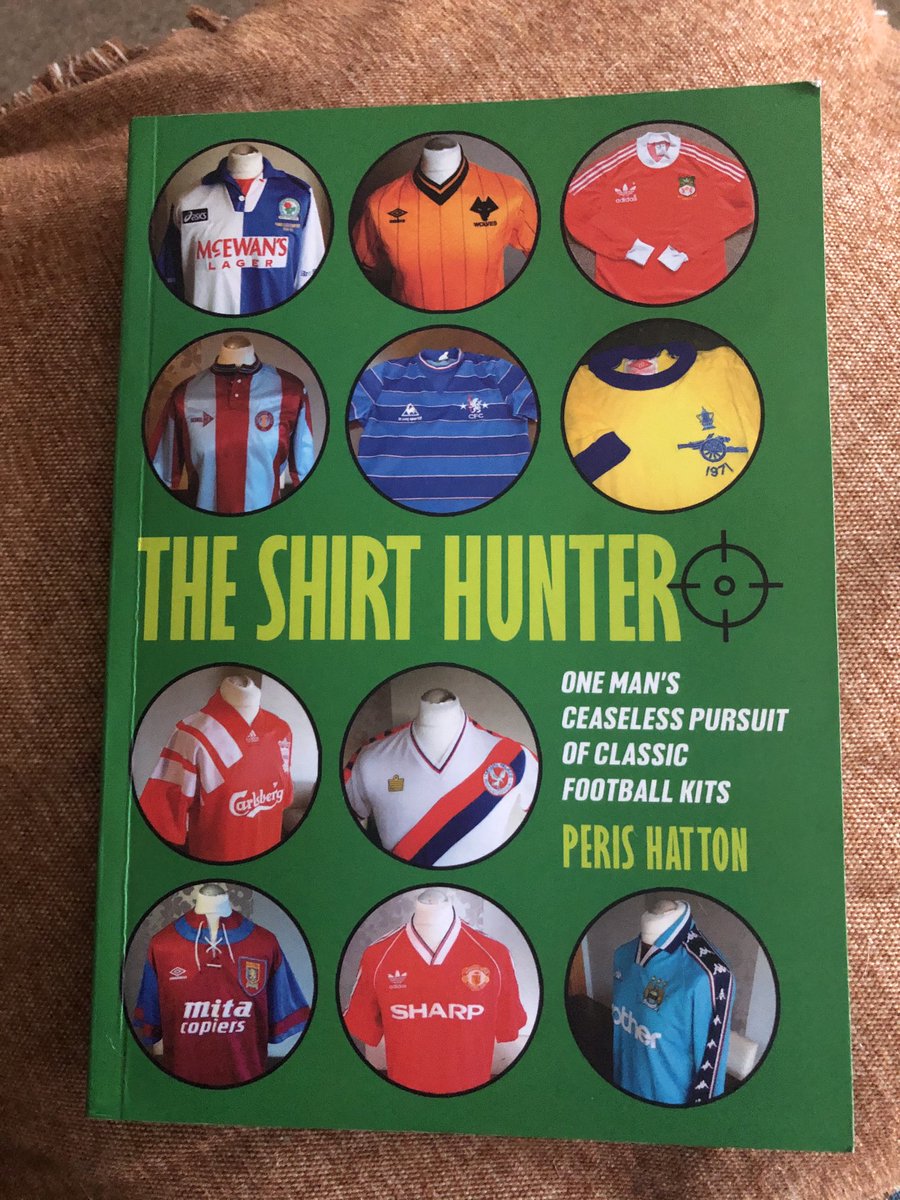 TrueColoursKits's tweet photo. I can’t put this book down! One of the best kit books I’ve read for ages. Peris’ enthusiasm &amp; knowledge of shirts is masterful &amp; the book is packed with stories, facts and photos of loads of superb jerseys. A must read! Great work ⁦@toy_toys_shirts⁩ ⁦@ConkerEditions⁩ https://t.co/f8Mfii0wAM