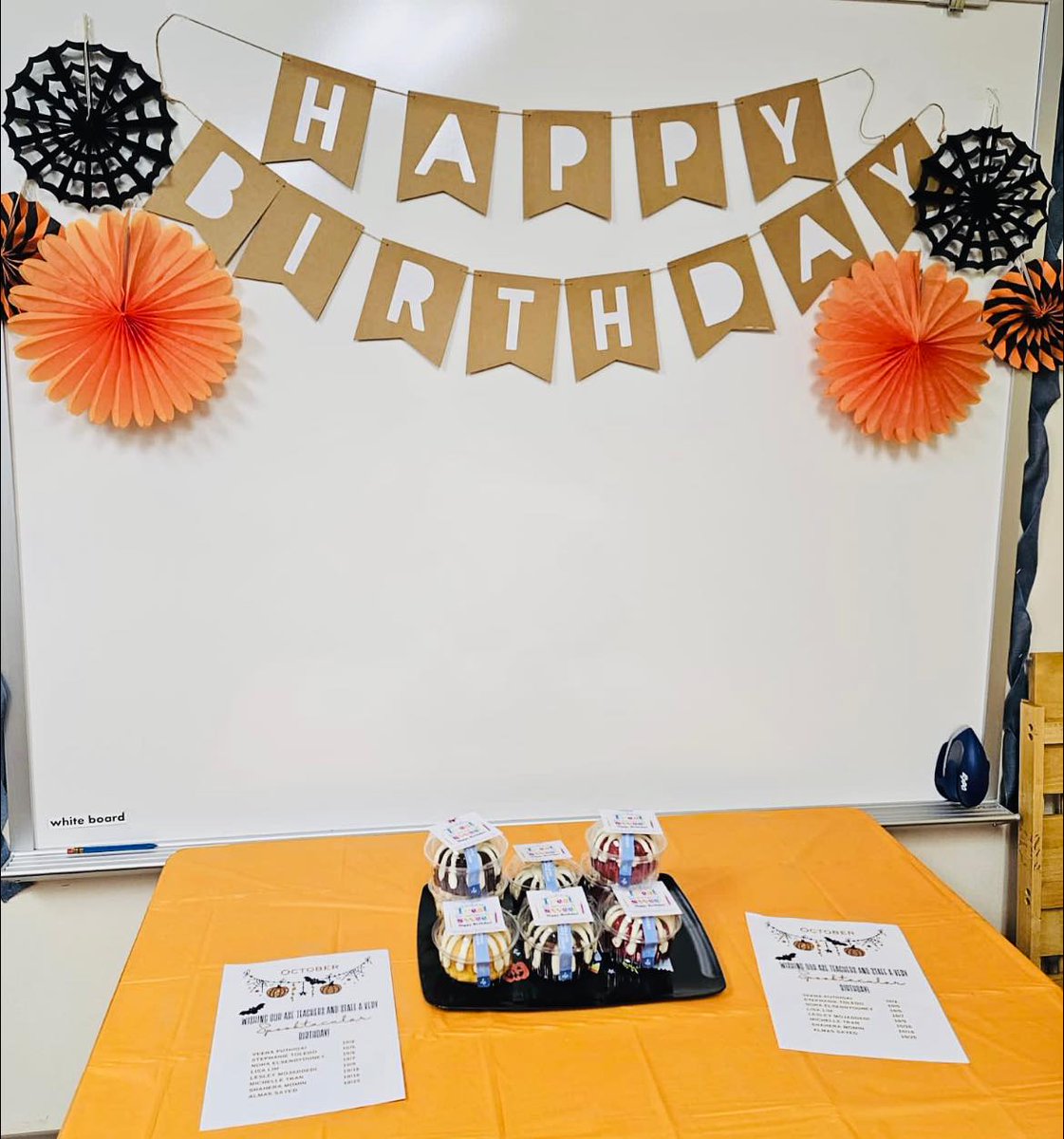 ASE_Dalmatians's tweet photo. We love celebrating our ASE Teachers &amp; Staff!! Happy Happy Birthday to all of our October Birthdays! https://t.co/ltTJ1SBgvd