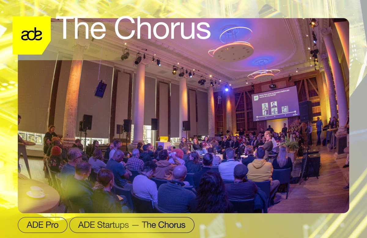 Red will be heading to @ADE_NL Startups / The Chorus Launch this week, if you are there and wish to connect please reach out! #ADE #AbbeyRoadRed #Startups