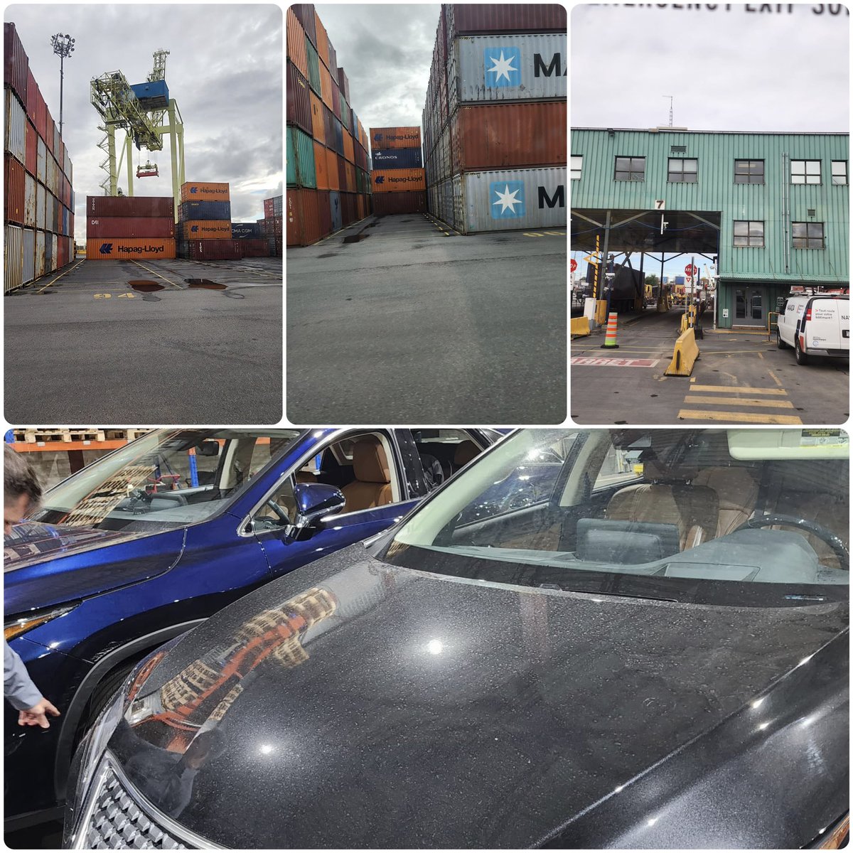 Our <a href="/PeelPolice/">Peel Regional Police</a> Auto Theft Team travelled to the port of Montreal to discuss issue of #autotheft. 8 vehicles stolen from Peel recovered from containers destined for export to be returned to their owners.