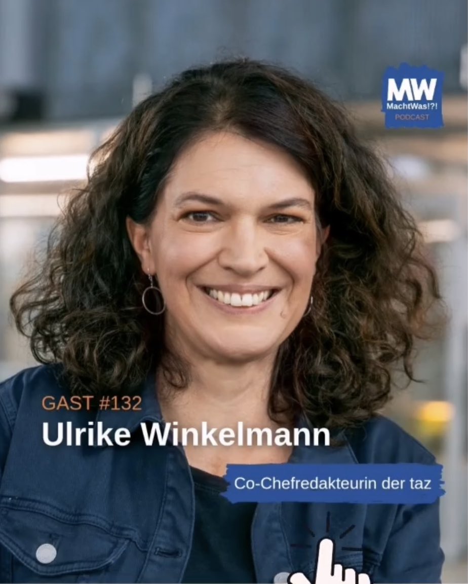 Darf Journalismus auch Links sein? Und 27 Mio. andere spannende Fragen haben wir <a href="/uwiworks/">Ulrike Winkelmann</a> von <a href="/tazgezwitscher/">taz</a> gestellt! Sie hat #Klartext geredet, war cool! #keinefloskeln #hauptstadtmedien #politik #podcast